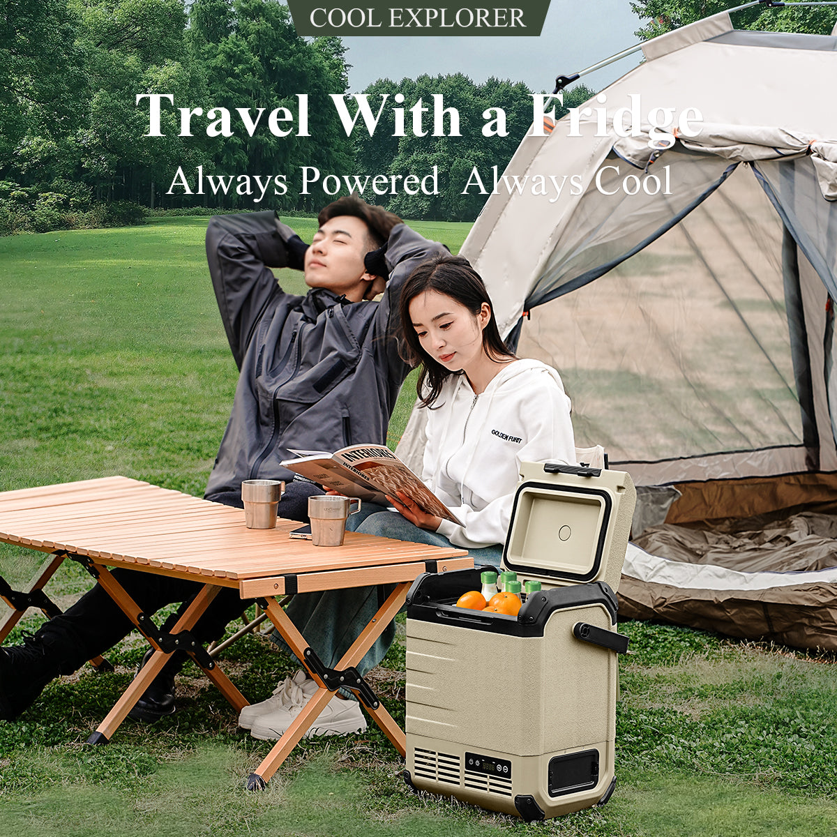 COOL EXPLORER K10 Portable Car Fridge 10L