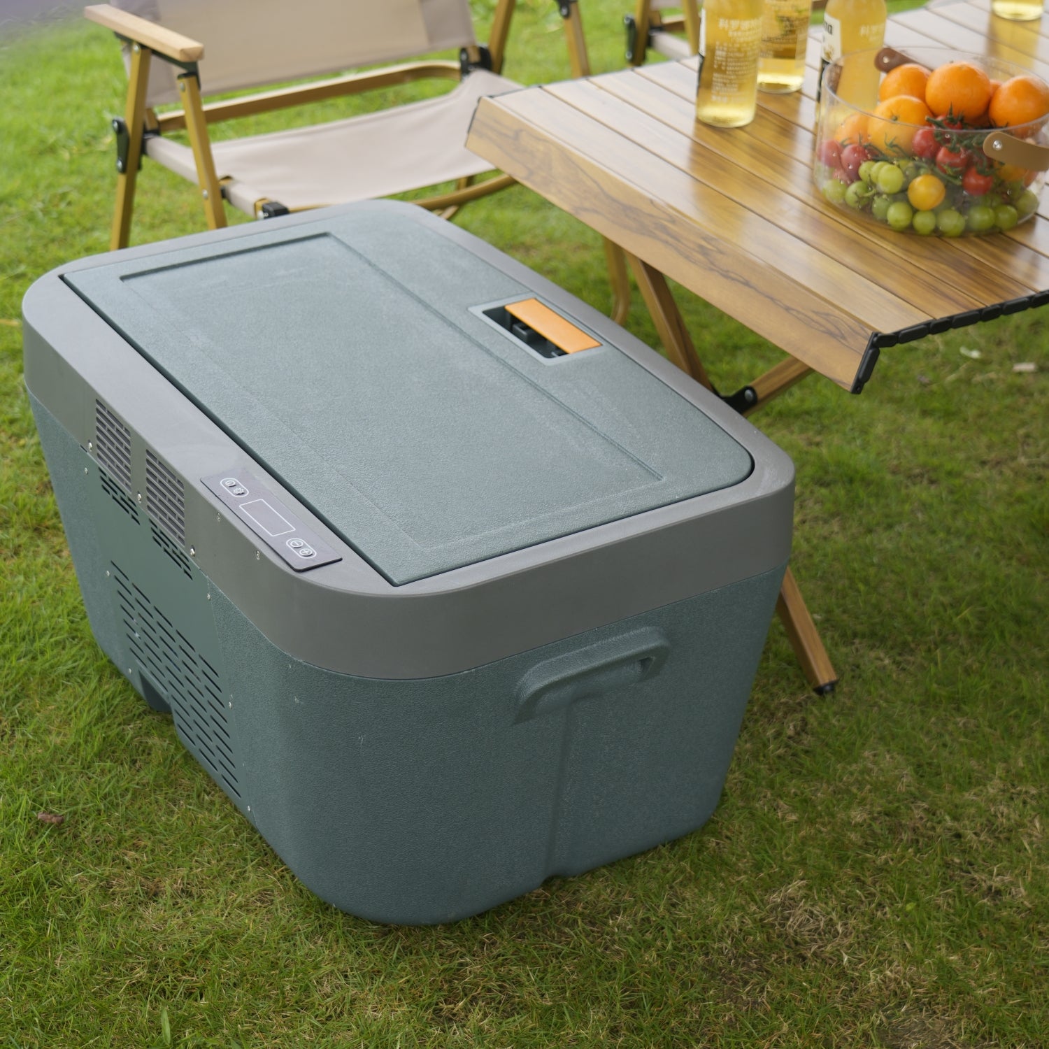 COOL-EXPLORER TY40 Portable Car Fridge Custom-Fit for Model Y Trunk Side Storage 40L