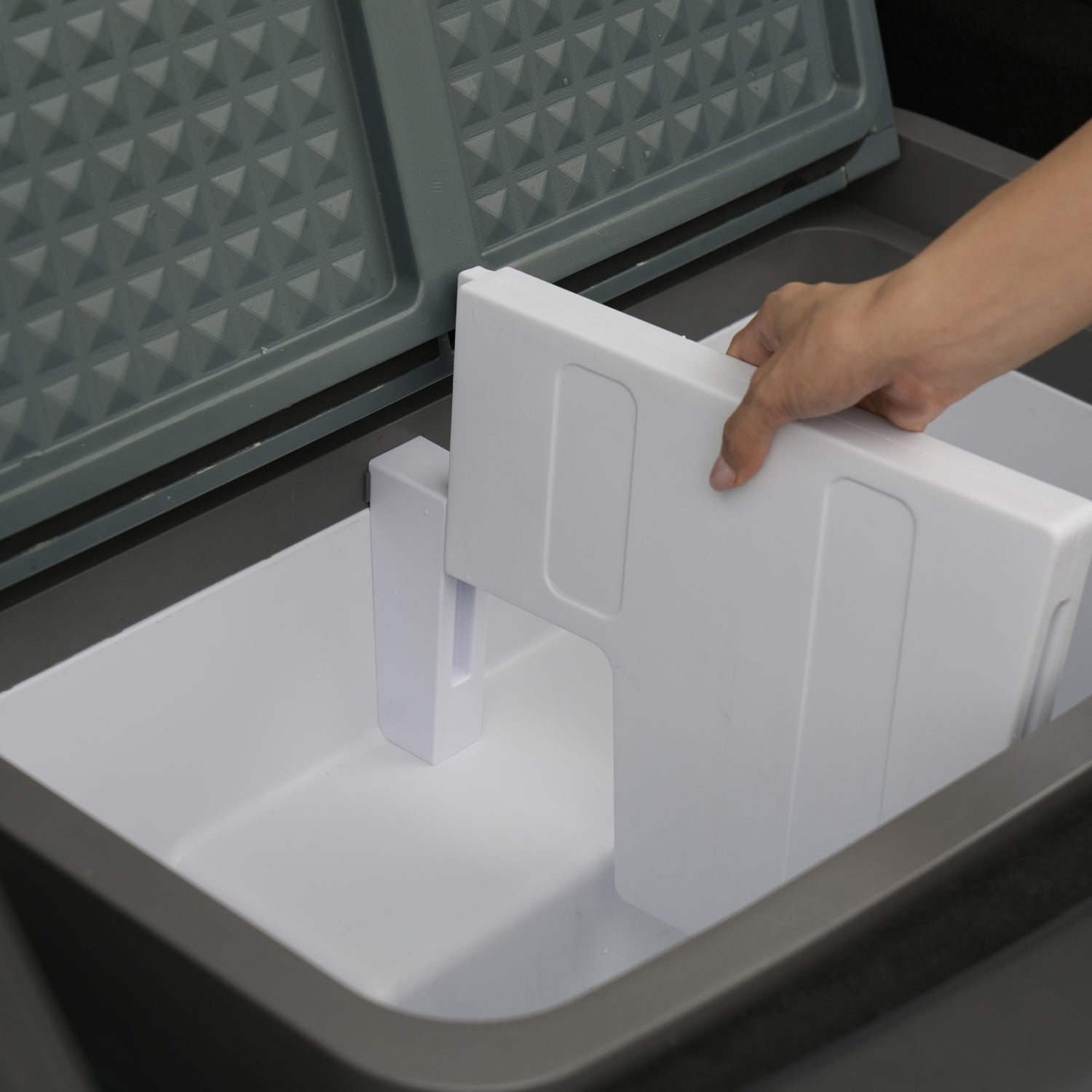 COOL-EXPLORER TY40 Portable Car Fridge Custom-Fit for Model Y Trunk Side Storage 40L